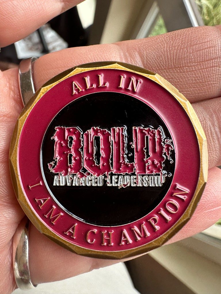 BOLD ALL IN champion coin