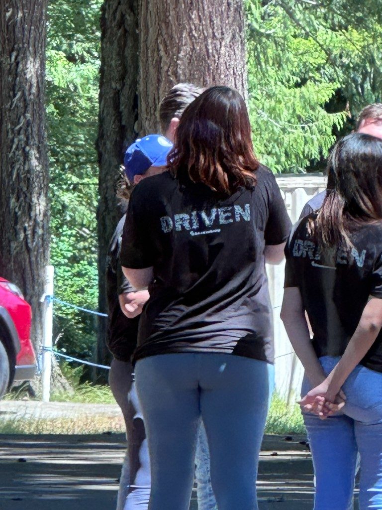 BOLD participant wearing a black DRIVEN shirt