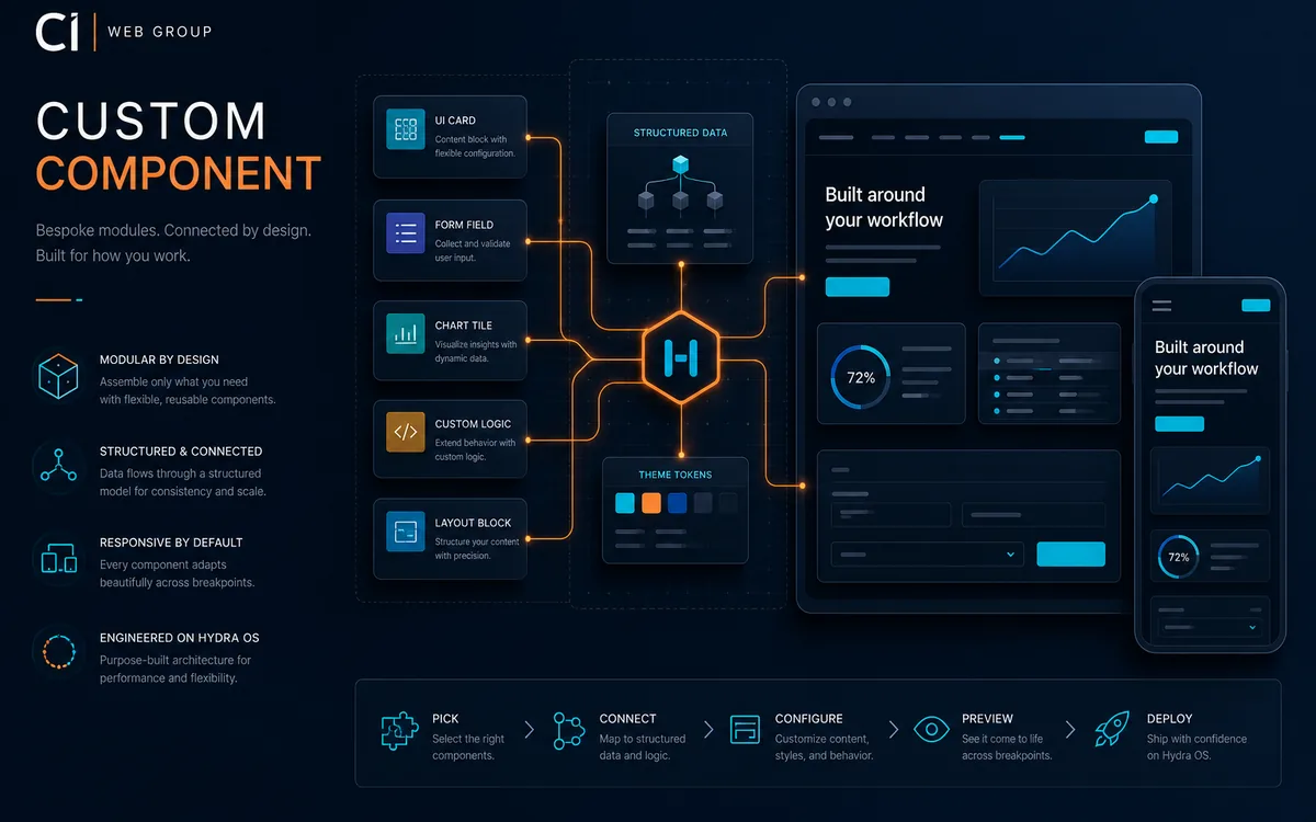 Custom Component — designed preview
