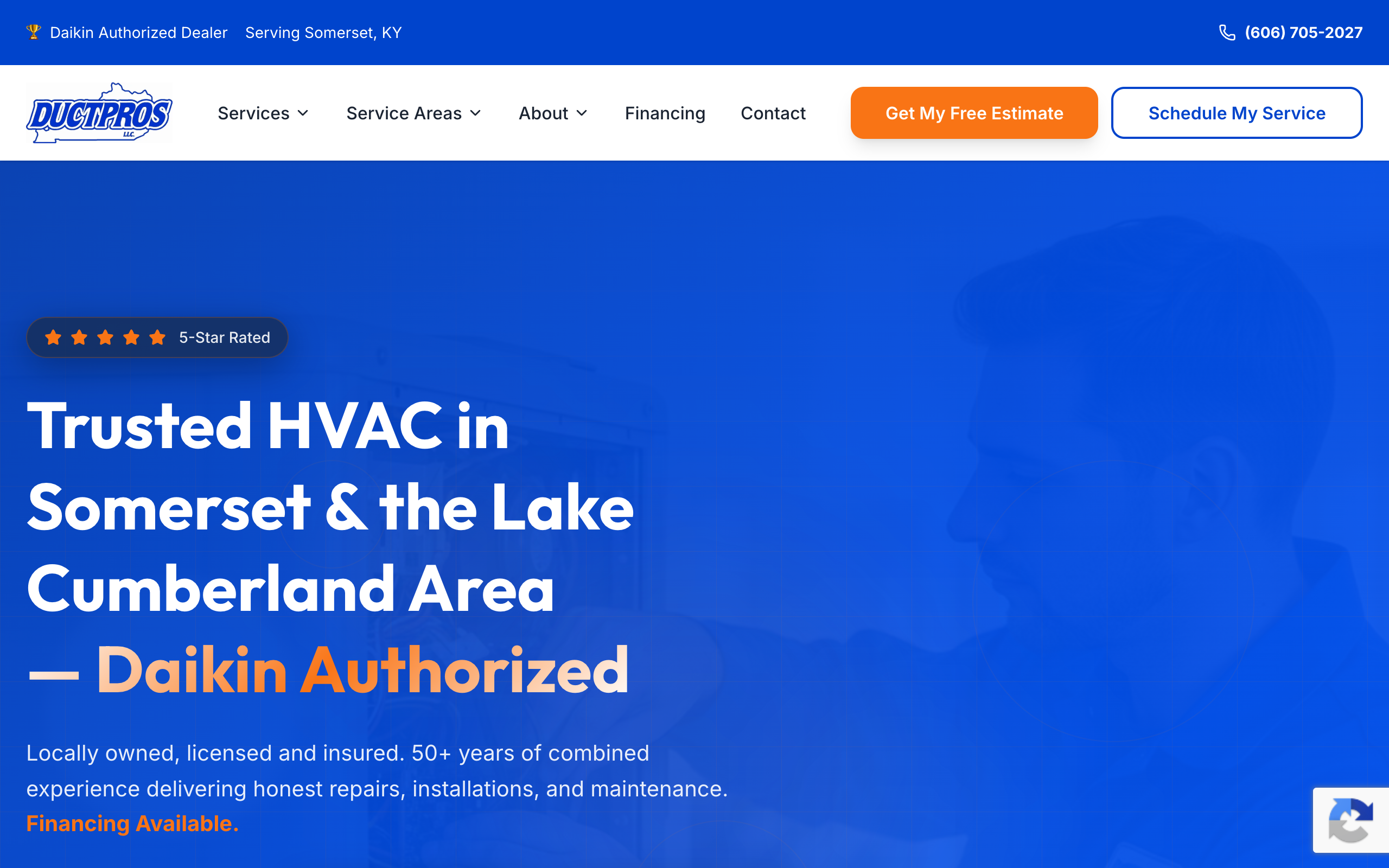 Ductpros LLC website