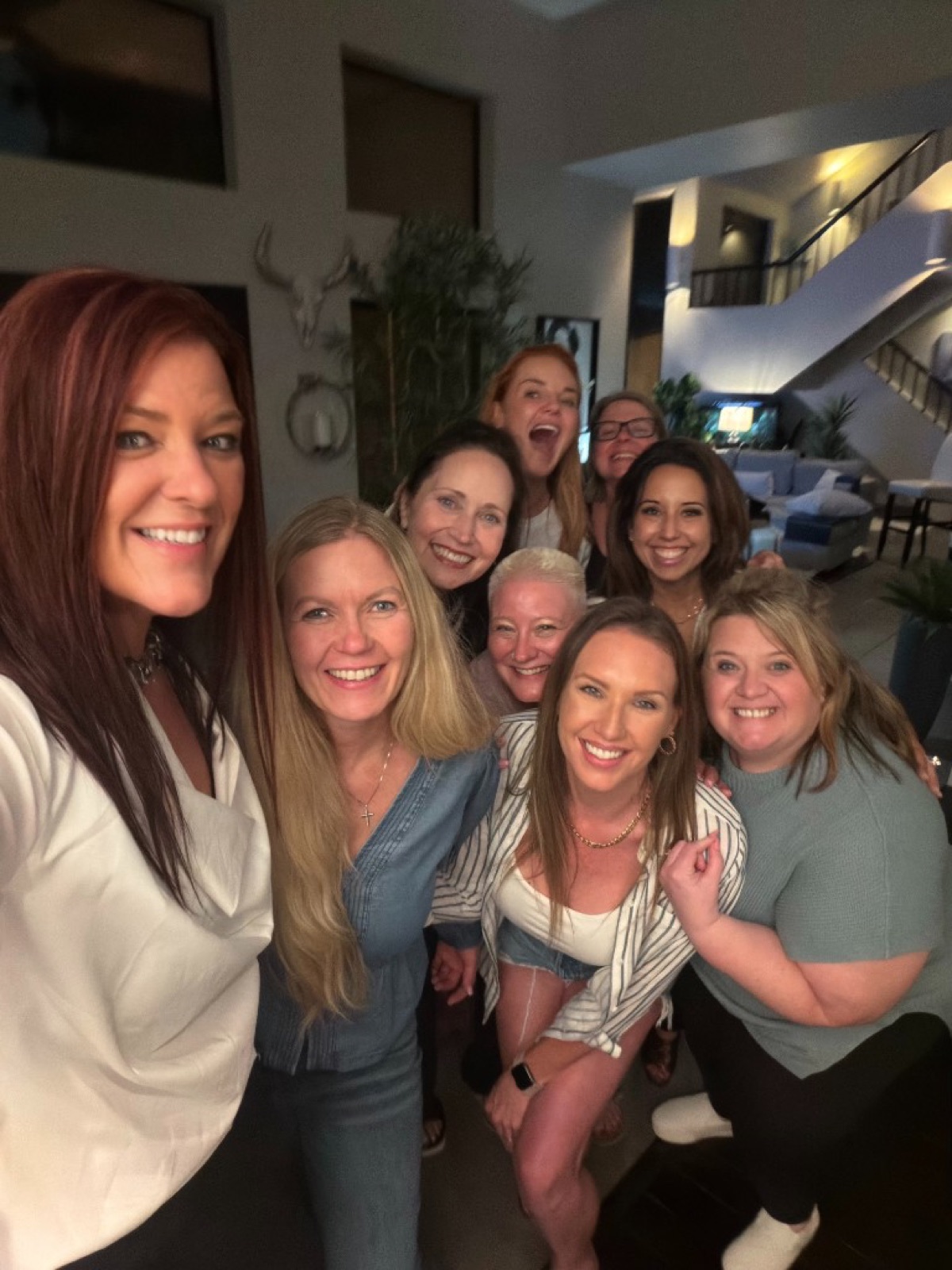The women of CI Web Group together at a team retreat