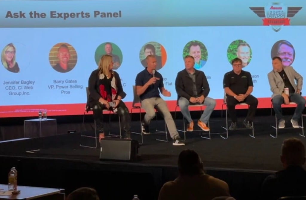 Jennifer Bagley, CEO of CI Web Group, on an 'Ask the Experts' industry panel