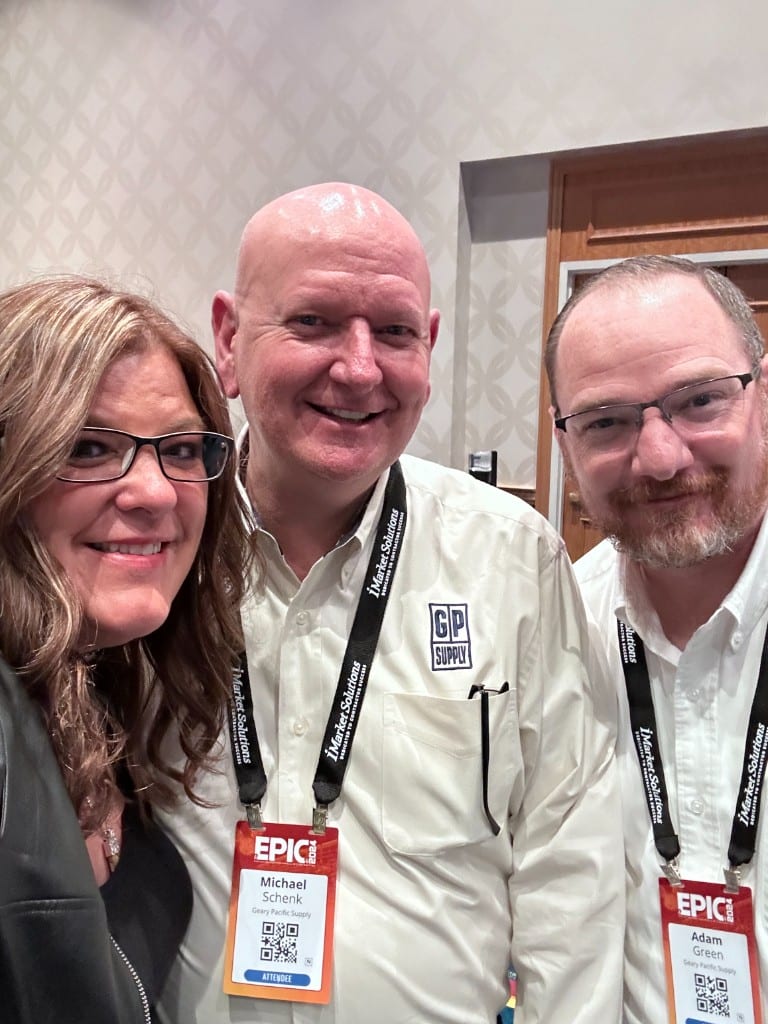 CI Web Group with the Geary Pacific Supply team at the EPIC conference