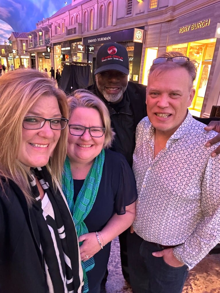 CI Web Group team members together on an evening out
