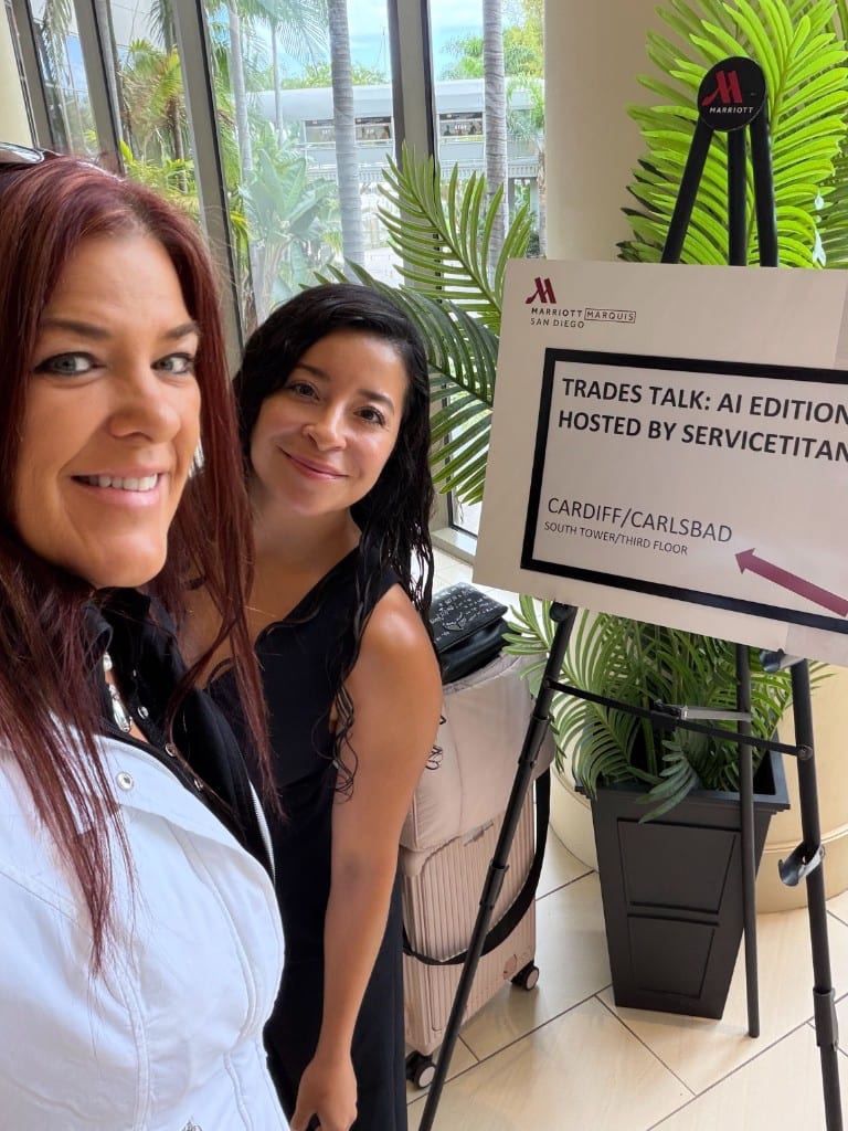 CI Web Group team members at the ServiceTitan 'Trades Talk: AI Edition' event in San Diego