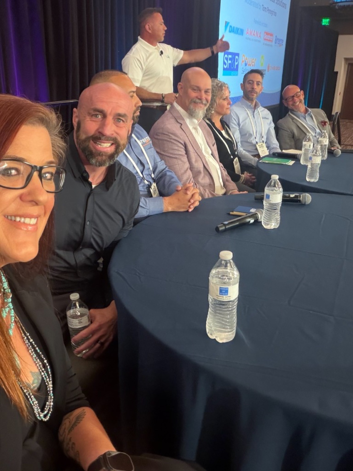 Jennifer Bagley of CI Web Group on the 'Pressing Questions, Tactical Solutions' panel moderated by Tom Peregrino