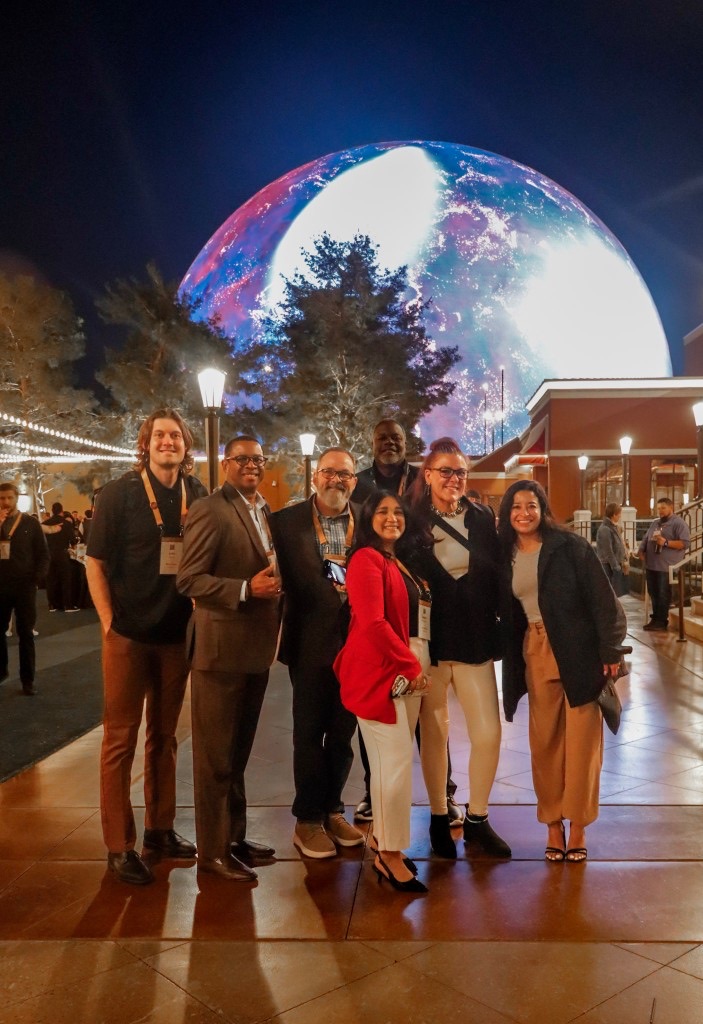 CI Web Group team at an industry event in Las Vegas