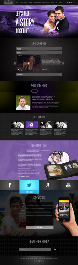 Photography Website Design: POV Images